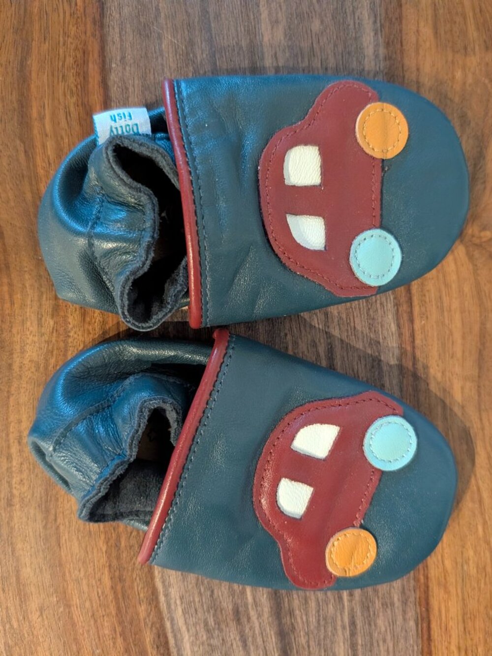 Dotty Fish Toddler Moccasins 18-24 month